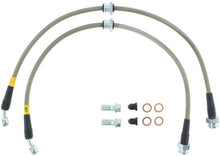 Load image into Gallery viewer, StopTech 89-1/98 Nissan 240SX Stainless Steel Front Brake Lines - Black Ops Auto Works
