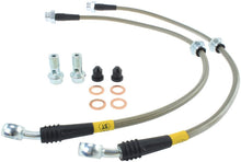 Load image into Gallery viewer, StopTech 89-1/98 Nissan 240SX Stainless Steel Front Brake Lines - Black Ops Auto Works