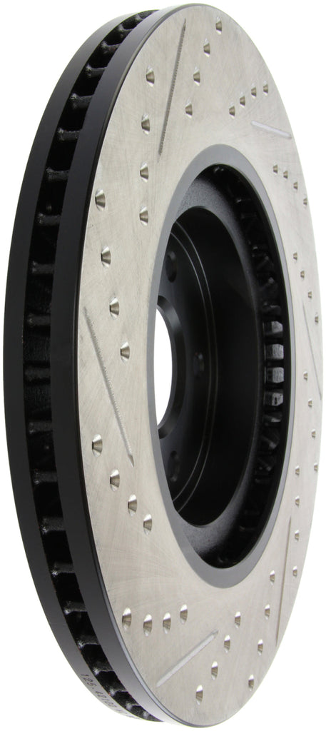 StopTech Infiniti G37 / Nissan 370Z SportStop Slotted & Drilled Front Left Rotor - Black Ops Auto Works