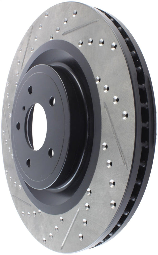 StopTech Infiniti G37 / Nissan 370Z SportStop Slotted & Drilled Front Right Rotor - Black Ops Auto Works