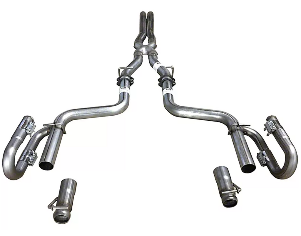 Street Race Catback Exhaust Kit Challenger R/T 5.7 Hemi 2008-2014-Catback-Solo Performance-Stock Tips-