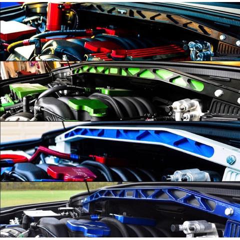 Strut Brace, LMI Intake & Cordes Ice Box for Jeep Trackhawk & Durango Hellcat Black Ops Auto Works 