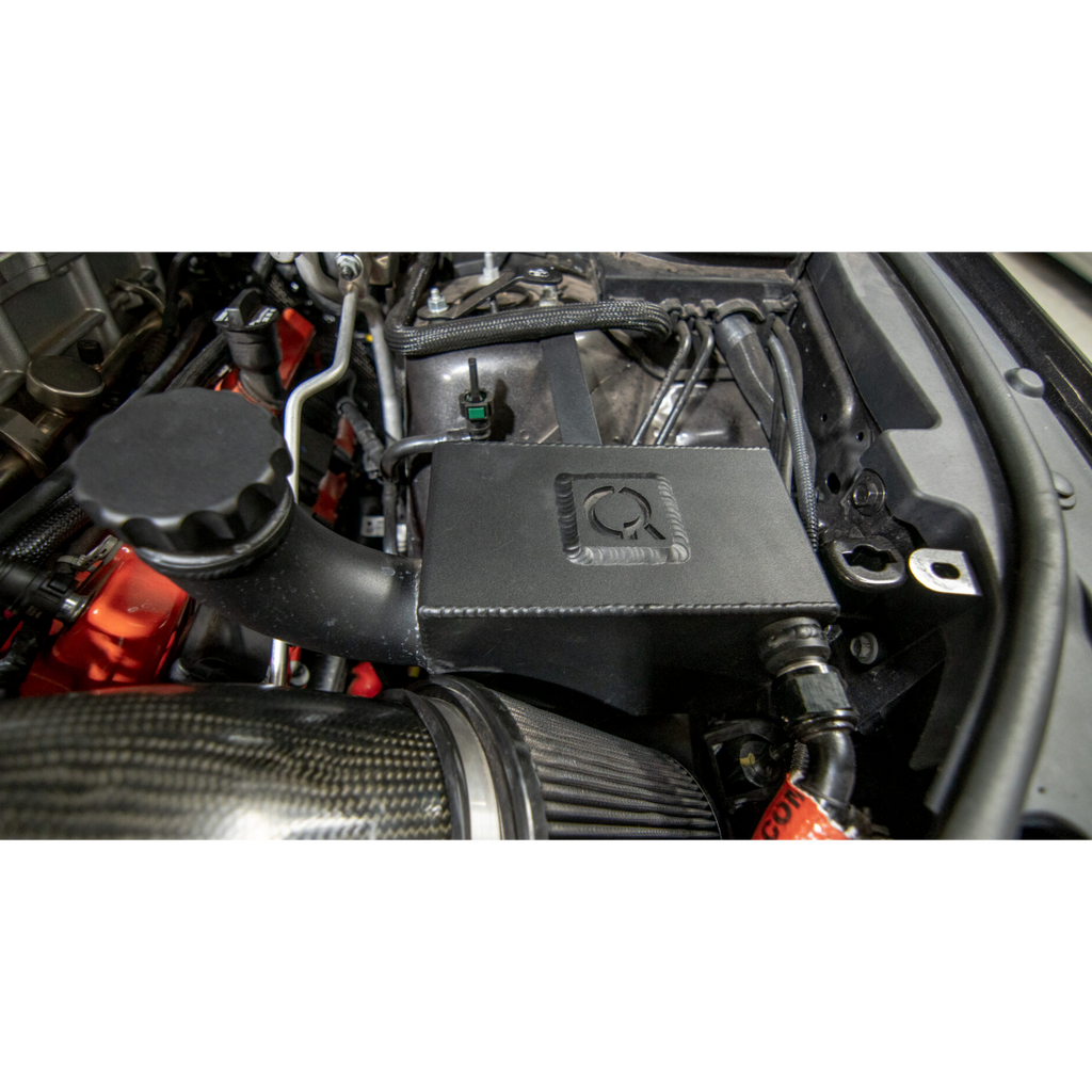 Strut Brace, LMI Intake & Cordes Ice Box for Jeep Trackhawk & Durango Hellcat Black Ops Auto Works 