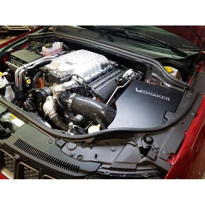 Strut Brace, LMI Intake & Cordes Ice Box for Jeep Trackhawk & Durango Hellcat Black Ops Auto Works 