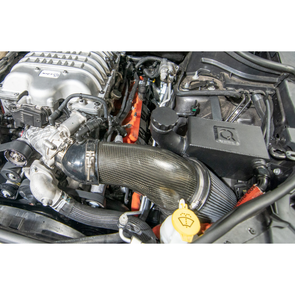Strut Brace, LMI Intake & Cordes Ice Box for Jeep Trackhawk & Durango Hellcat Black Ops Auto Works 