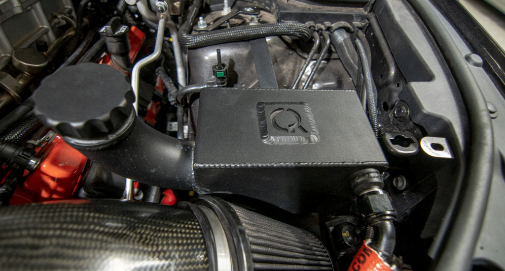 Jeep Grand Cherokee Trackhawk Billet Strut Brace, LMI Intake & Coolant Relocation Kit - Black Ops Auto Works