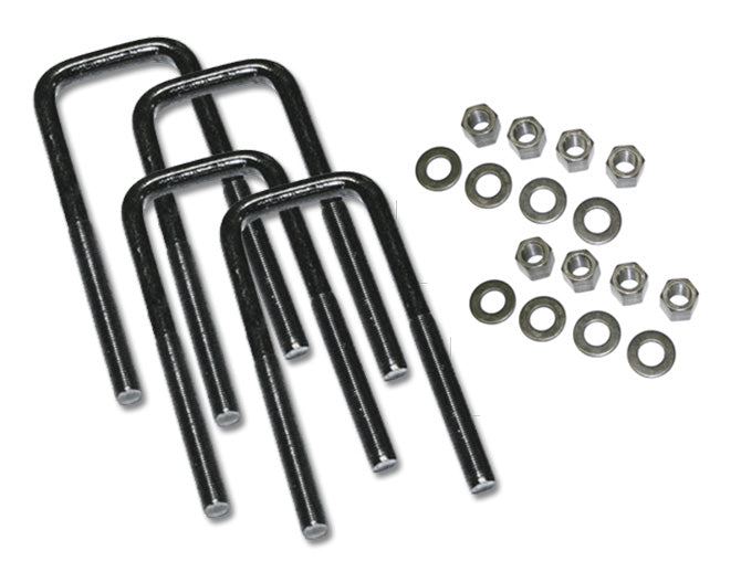 Superlift U-Bolt 4 Pack 5/8x3-1/4x16 Square w/ Hardware - Black Ops Auto Works