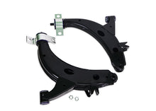 Load image into Gallery viewer, Superpro front lower control arm pair for Subaru Impreza, rear view showing mount bracket and bushing