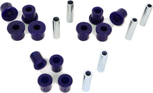 Load image into Gallery viewer, SuperPro leaf spring and shackle bushing kit components out of the package