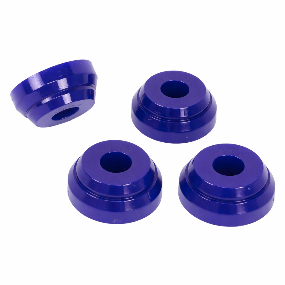 Close-up of high-durometer polyurethane bushing