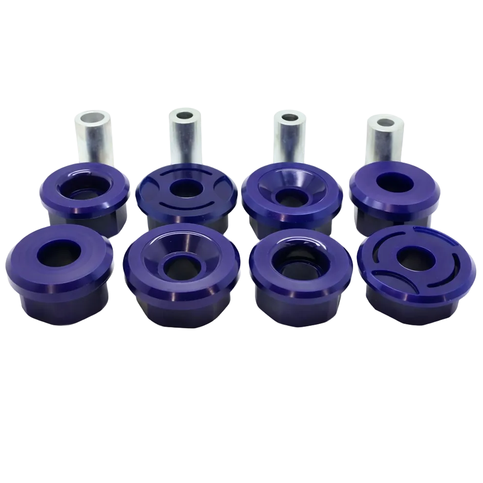 SuperPro SPF3946K rear subframe mount bushing set for 2011 BMW 1 Series M E82 suspension upgrade