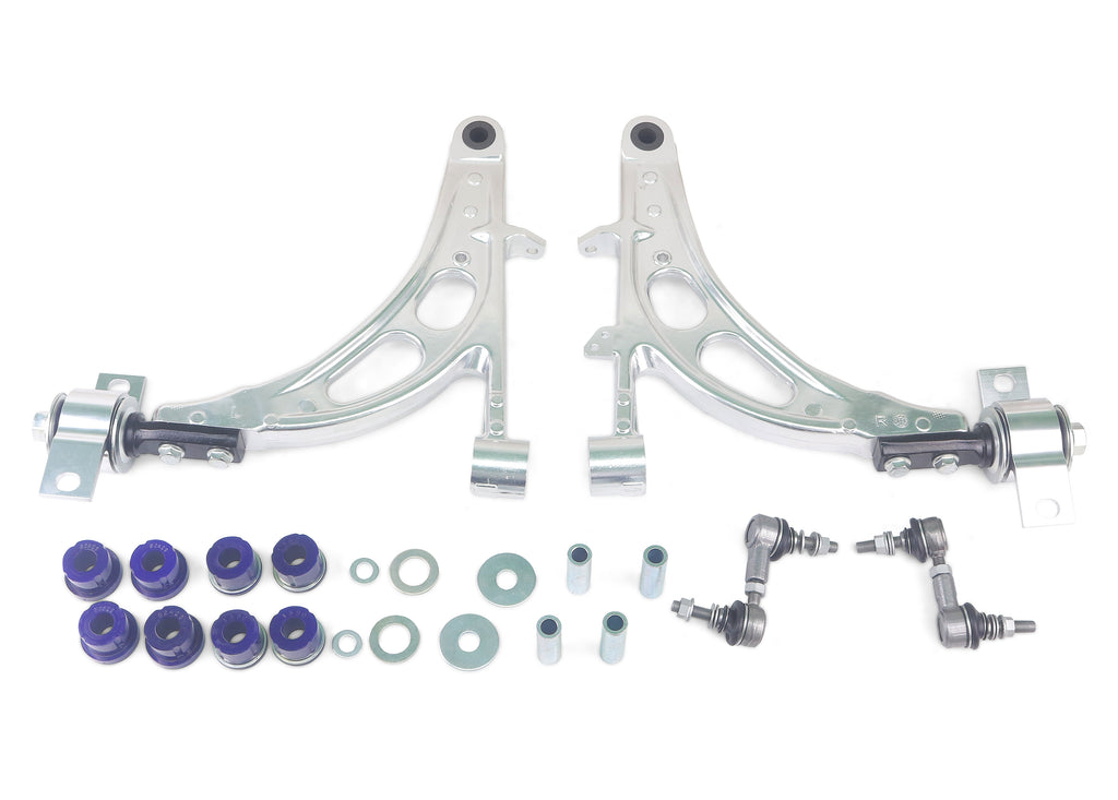 SuperPro 02-05 Subaru Impreza WRX / 04-06 WRX STI Front Lower Alloy Control Arm Kit - Superpro ALOY0020K