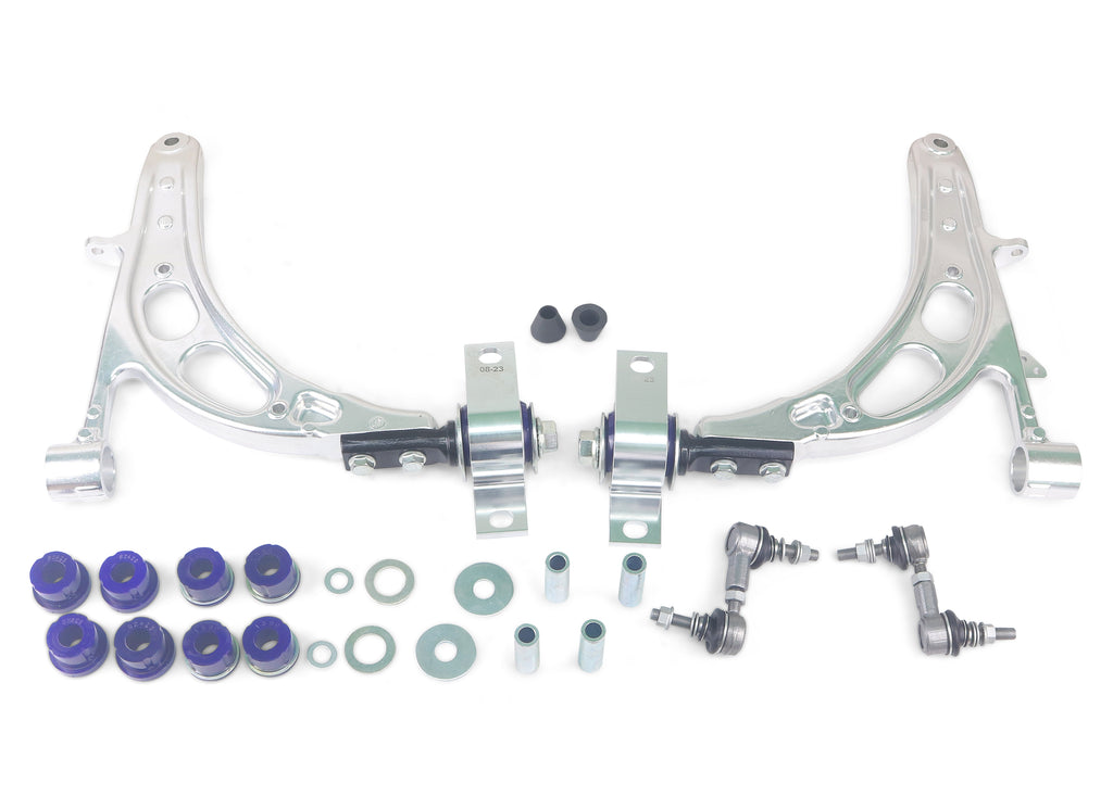 SuperPro 02-05 Subaru Impreza WRX / 04-06 WRX STI Front Lower Alloy Control Arm Kit - Superpro ALOY0020K