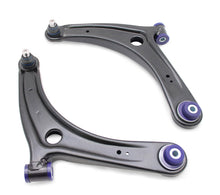 Load image into Gallery viewer, SuperPro 2008 Mitsubishi Lancer GTS Front Lower Control Arm Set w/ Bushings - w/ Positive Caster - Superpro TRC1023