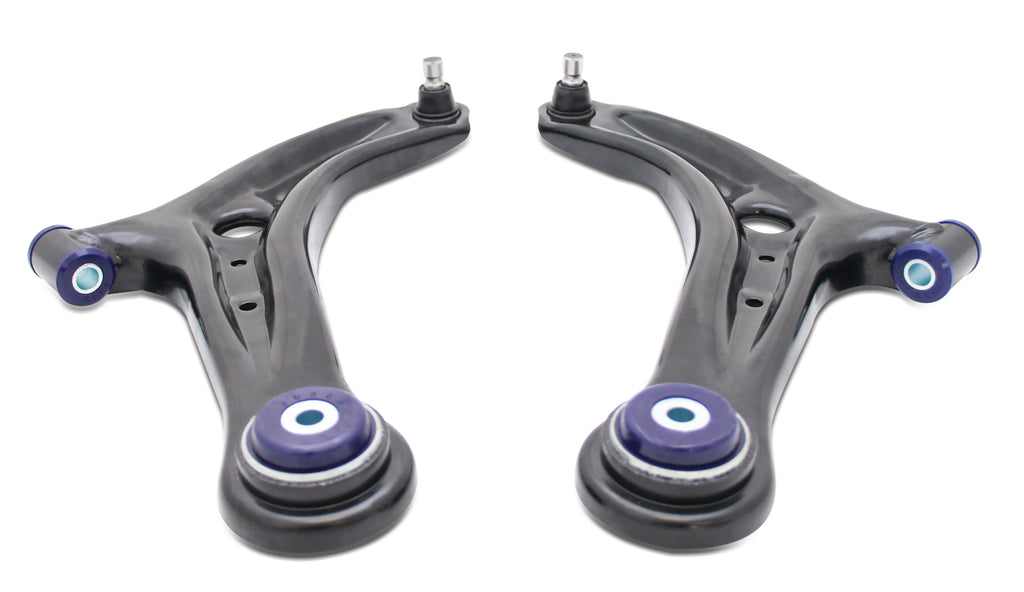 SuperPro 14-19 Ford Fiesta ST Front Lower Control Arm Set w/ Preinstalled SuperPro Bushings - Superpro TRC1046