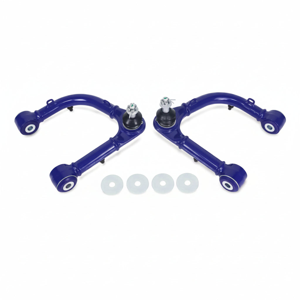SuperPro TRC6560 fixed offset front upper control arm with pre-fitted heavy-duty ball joint and polyurethane bushings, view 2