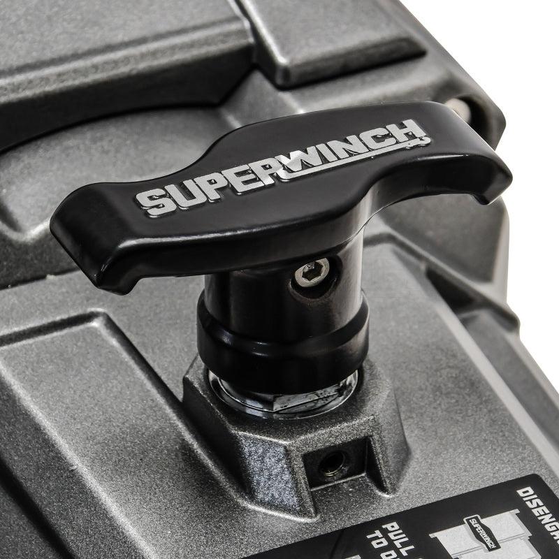 Superwinch 10000 LBS 12V DC 3/8in x 80ft Synthetic Rope SX 10000 Winch - Black Ops Auto Works