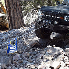 Load image into Gallery viewer, Angled view of Superwinch Scorpion 10000SR 10,000 lb winch featuring 3/8 inch synthetic rope and heavy-duty housing