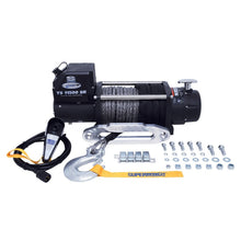Load image into Gallery viewer, Superwinch 11500 LBS 12V DC 3/8in x 80ft Synthetic Rope Tiger Shark 11500 Winch - Black Ops Auto Works