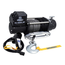Load image into Gallery viewer, Superwinch 11500 LBS 12V DC 3/8in x 80ft Synthetic Rope Tiger Shark 11500 Winch - Black Ops Auto Works