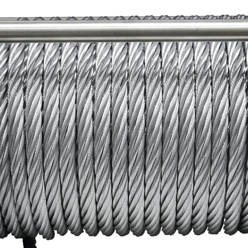 Superwinch 11500 LBS 12V DC 3/8in x 84ft Steel Rope Tiger Shark 11500 Winch - Black Ops Auto Works