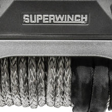 Load image into Gallery viewer, Superwinch 12000 LBS 12V DC 3/8in x 80ft Synthetic Rope SX 12000SR Winch - Graphite - Black Ops Auto Works