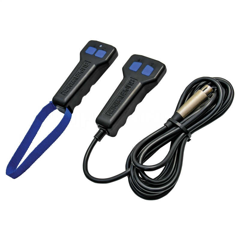 Superwinch 12000 LBS 12V DC 3/8in x 80ft Synthetic Rope SX 12000SR Winch - Graphite - Black Ops Auto Works