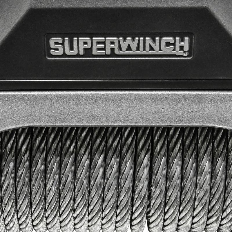 Superwinch 12000 LBS 12V DC 3/8in x 85ft Wire Rope SX 12000 Winch - Graphite - Black Ops Auto Works