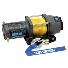 Load image into Gallery viewer, Superwinch 2500 LBS 12V DC 3/16in x 40ft Synthetic Rope Terra 2500SR Winch - Gray Wrinkle - Black Ops Auto Works
