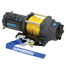 Load image into Gallery viewer, Superwinch 2500 LBS 12V DC 3/16in x 40ft Synthetic Rope Terra 2500SR Winch - Gray Wrinkle - Black Ops Auto Works