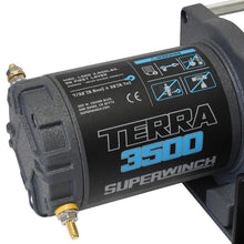 Load image into Gallery viewer, Superwinch 3500 LBS 12V DC 7/32 in x 32 ft Steel Rope Terra 3500 Winch - Gray Wrinkle - Black Ops Auto Works