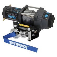 Load image into Gallery viewer, Superwinch 3500 LBS 12V DC 7/32 in x 32 ft Steel Rope Terra 3500 Winch - Gray Wrinkle - Black Ops Auto Works