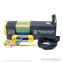 Load image into Gallery viewer, Superwinch 7500 LBS 12V DC 5/16in x 54ft Synthetic Rope S7500 Winch - Black Ops Auto Works