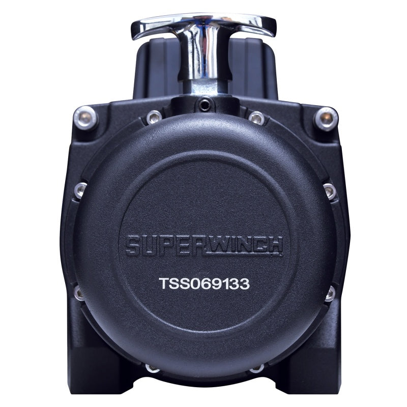 Superwinch 9500 LBS 12V DC 11/32in x 95ft Steel Rope Tiger Shark 9500 Winch - Black Ops Auto Works