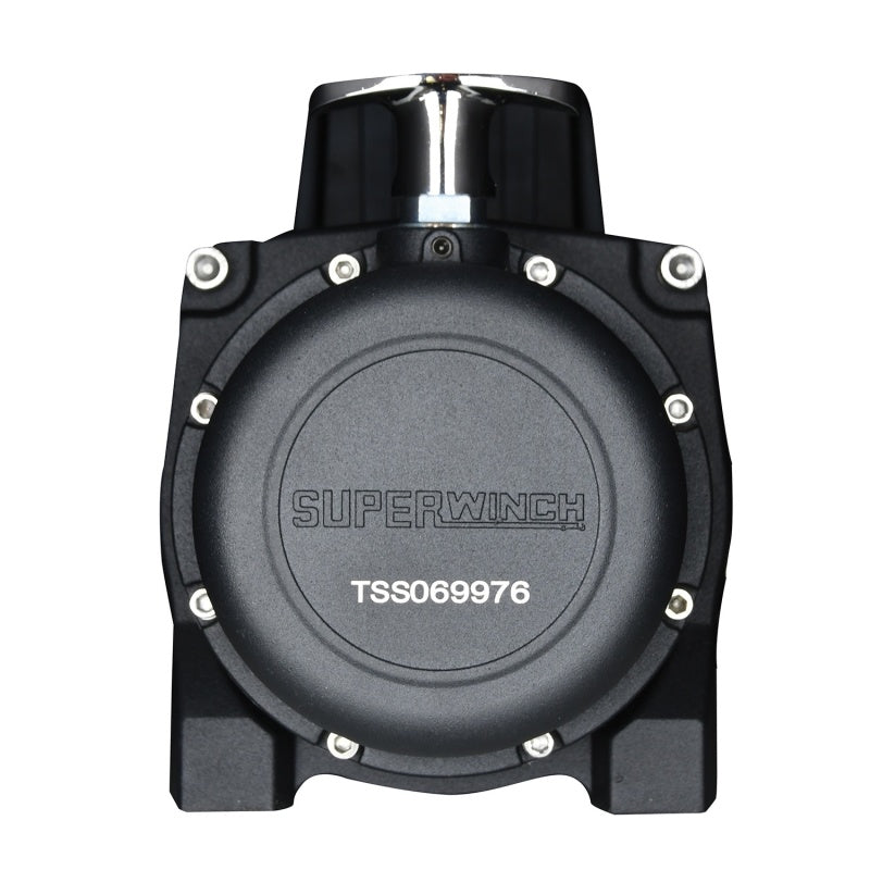 Superwinch 9500 LBS 12V DC 3/8in x 80ft Synthetic Rope Tiger Shark 9500 Winch - Black Ops Auto Works