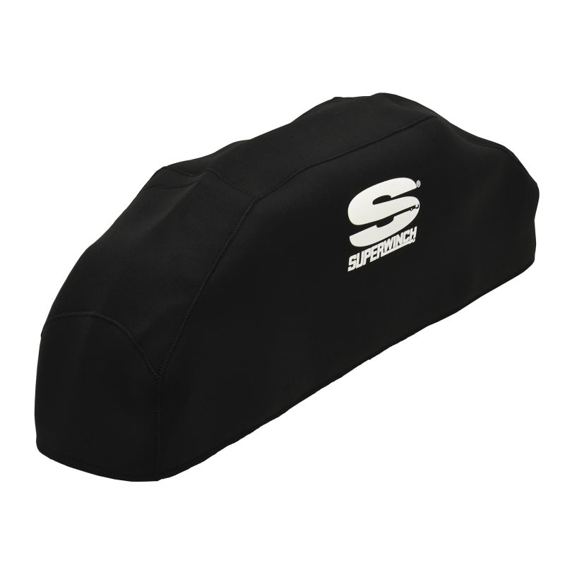 Superwinch Winch Cover for Sx 10000/12000/Talon 9.5 Integrated Winches - Blk Neoprene - Black Ops Auto Works