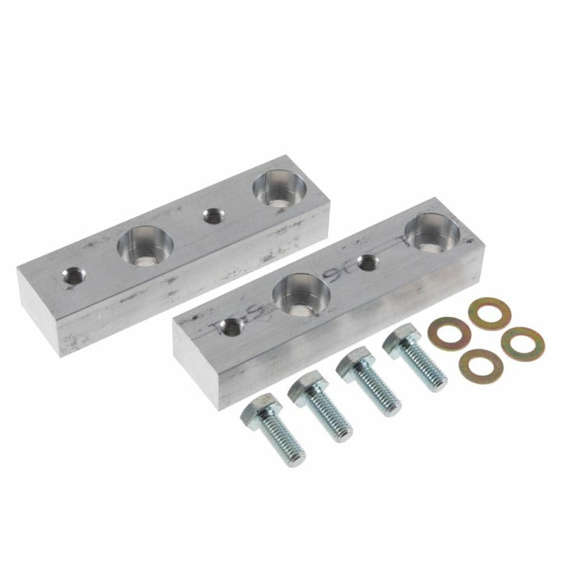 Synergy 07-18 Jeep Wrangler JK/JKU Rear Sway Bar Drop Bracket Kit Billet Alum 1.0in Drop - Black Ops Auto Works