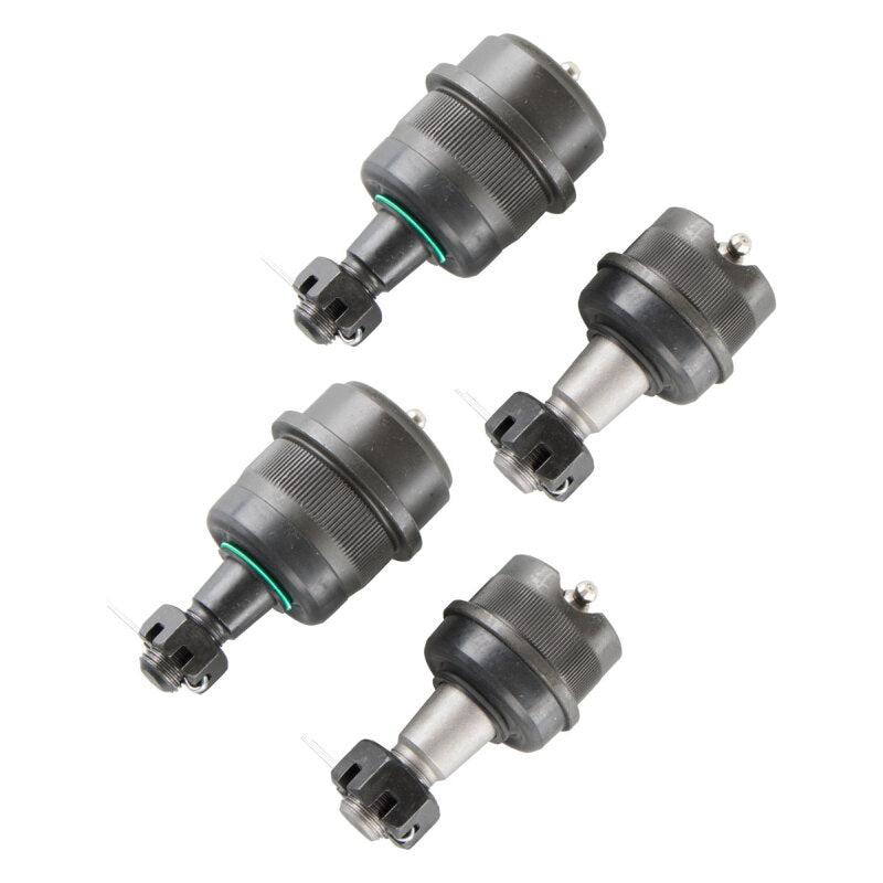 Synergy Mfg Synergy Jeep TJ/LJ/XJ/YJ/ZJ HD Knurled Front Ball Joint Set Dana 30/44 (w/2 Uppers + 2 Lowers)