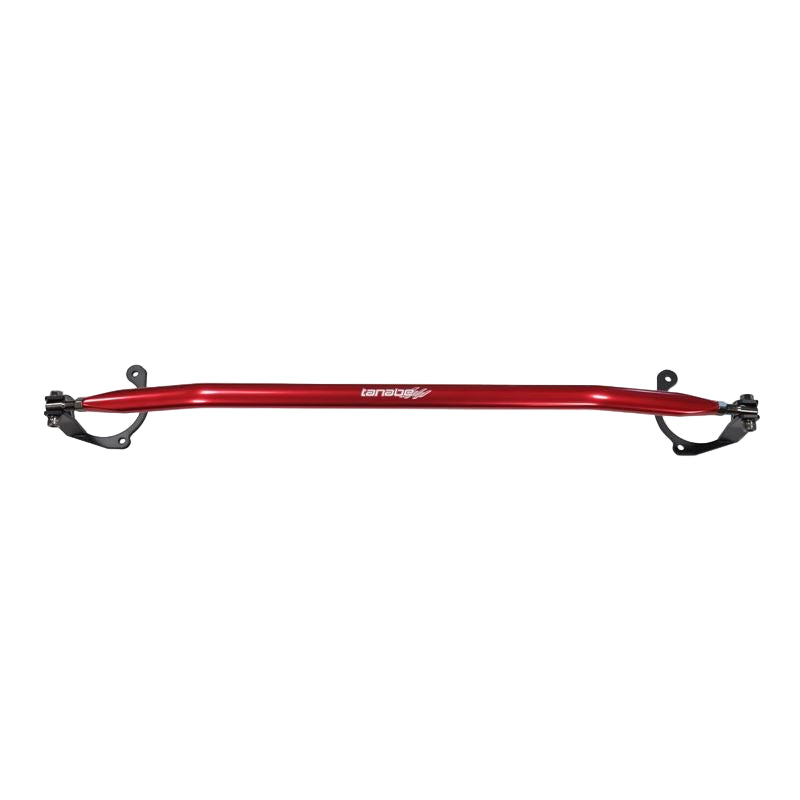 Tanabe Sustec front strut tower bar installed on 2014–2025 Infiniti Q50 RWD  
