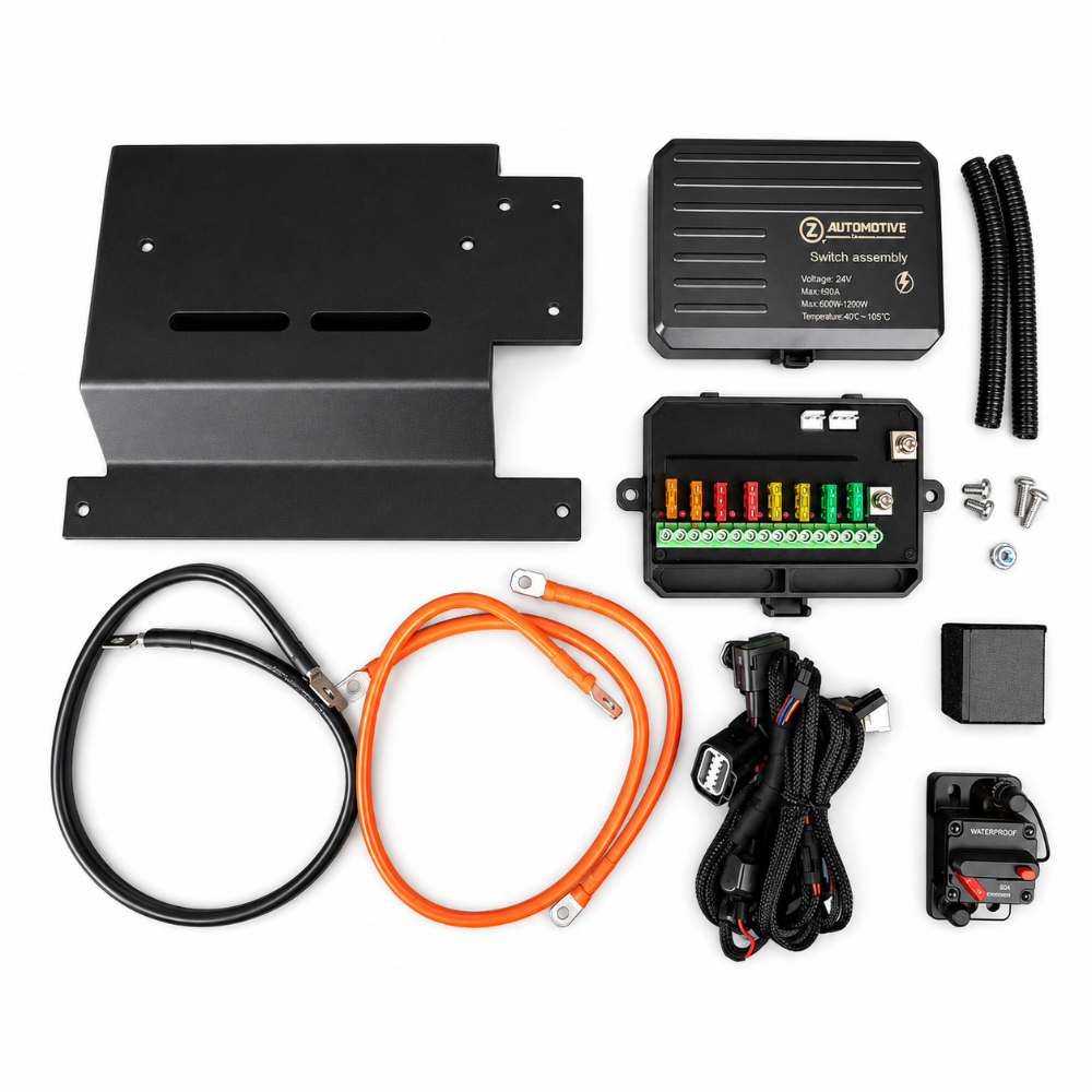 Tazer Z_JL_AUX AuxZiliary Kit for 2020-2024 Jeep Wrangler and Gladiator