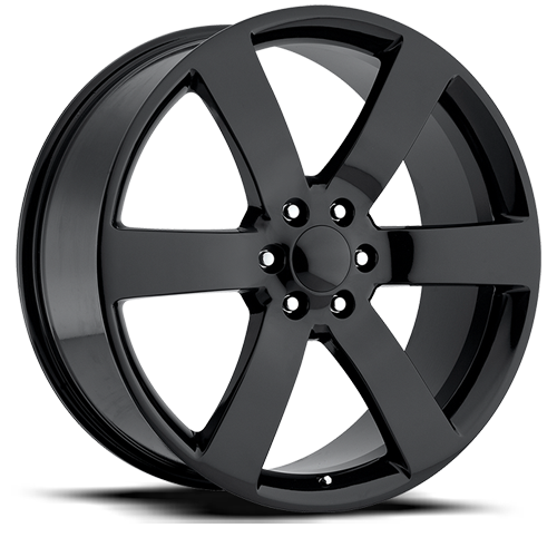 TBSS Fitment Gloss Black Factory Reproductions FR 32-Wheels - Cast-Factory Reproductions-746241420282-22x9 6x5 +45 HB 78.1-
