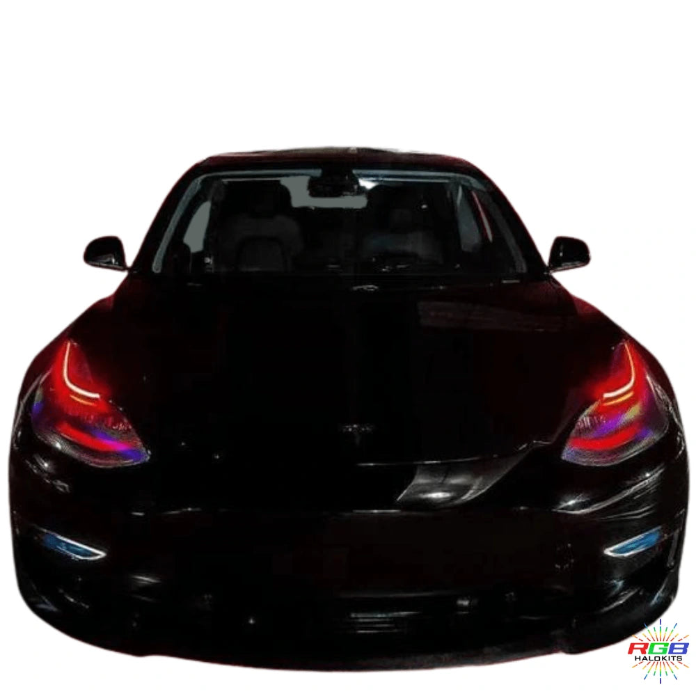 RGB Halo Kits Tesla Model 3 Multicolor DRL Boards (2017-2020)