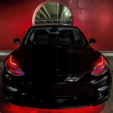 Load image into Gallery viewer, RGB Halo Kits Tesla Model 3 Multicolor DRL Boards (2017-2020)