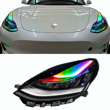 Load image into Gallery viewer, RGB Halo Kits Tesla Model 3 Multicolor DRL Boards (2017-2020)