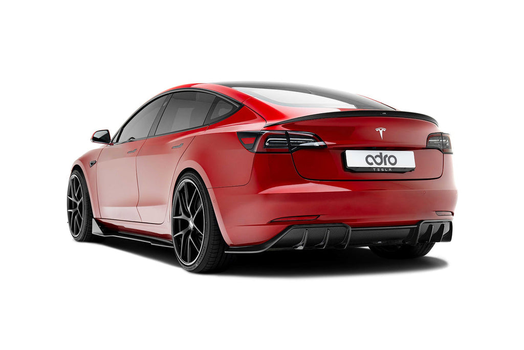 Tesla Model 3 Prepreg Carbon Fiber Rear Diffuser - Black Ops Auto Works