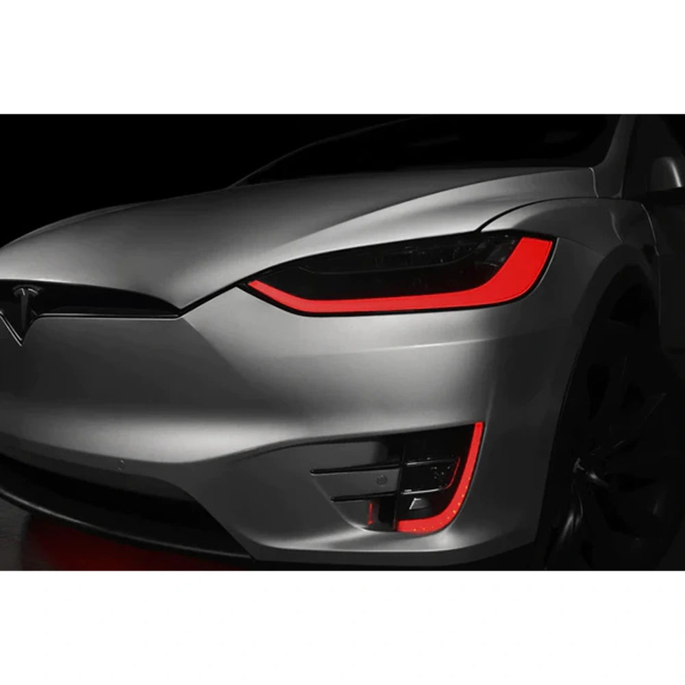 RGB Halo Kits Tesla Model X DRL Boards (Multicolor Flow) 2016-2021
