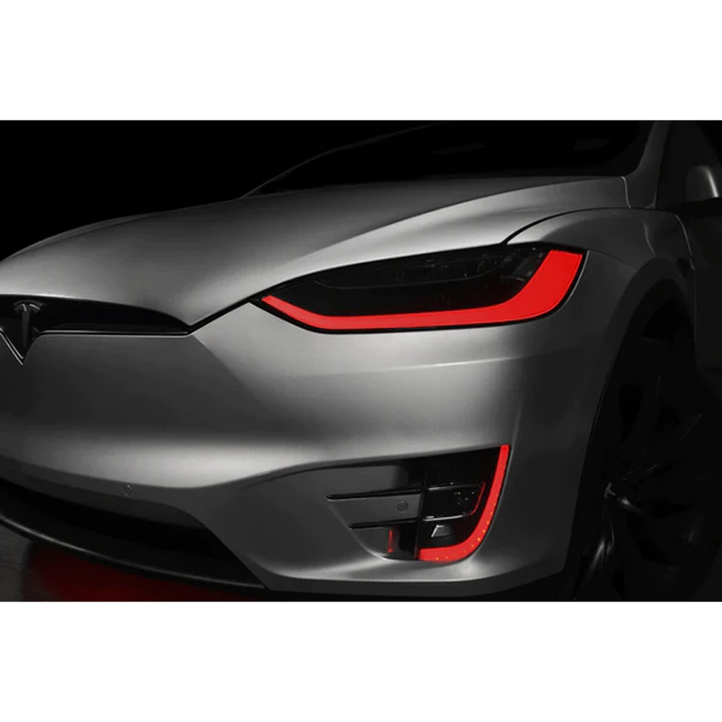RGB Halo Kits Tesla Model X DRL Boards (Multicolor Flow) 2016-2021