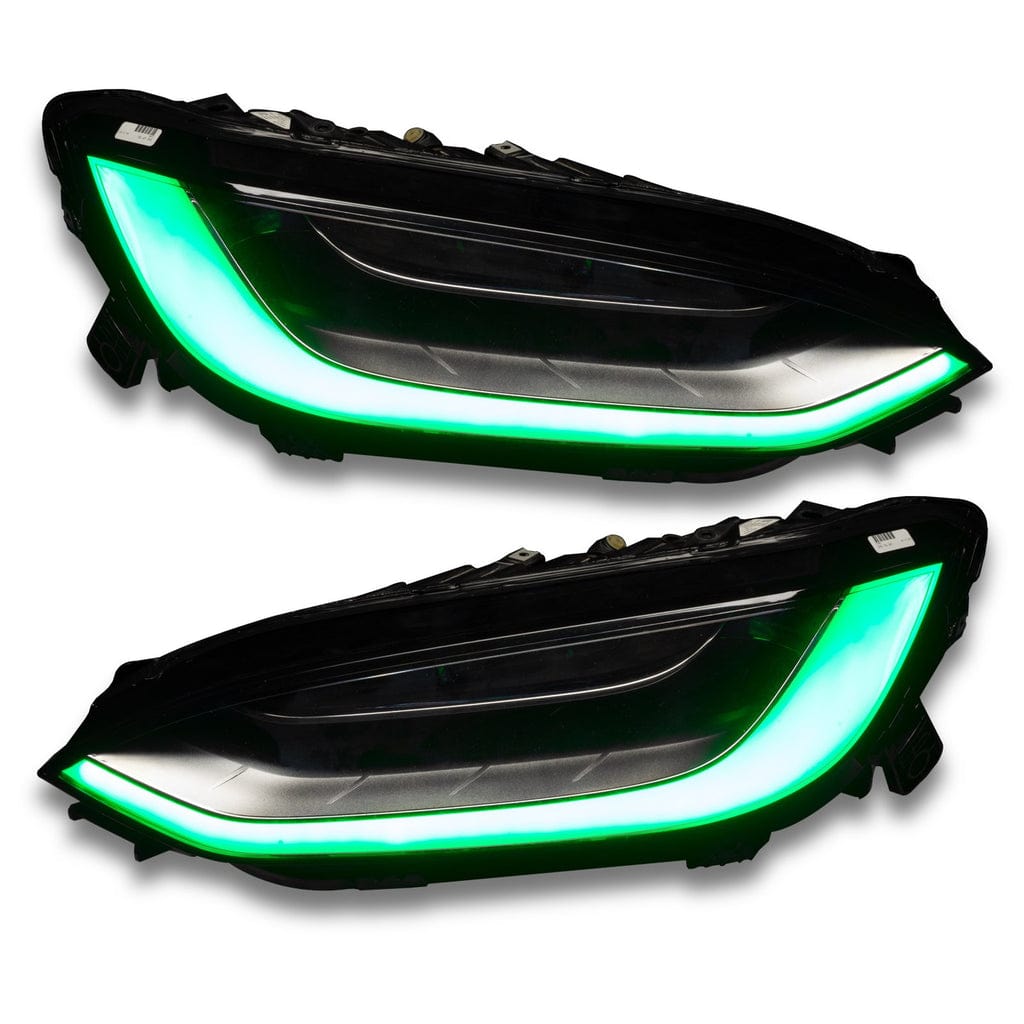 RGB Halo Kits Tesla Model X DRL Boards (Multicolor Flow) 2016-2021