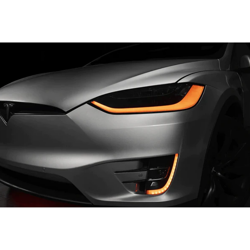 RGB Halo Kits Tesla Model X DRL Boards (Multicolor Flow) 2016-2021