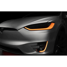 Load image into Gallery viewer, RGB Halo Kits Tesla Model X DRL Boards (Multicolor Flow) 2016-2021
